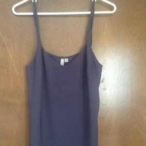 ASOS Purple Double Strap Cami Chiffon Tank Top